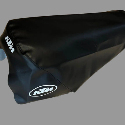 Housse de selle noire KTM Modele 1980 - 81 - MotoTT Vintage