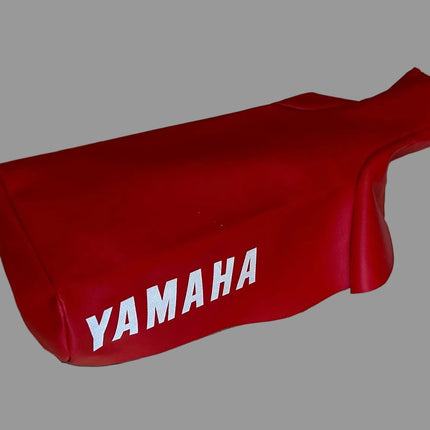 Housse de selle rouge Yamaha YZ 490 1982 - MotoTT Vintage