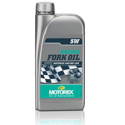 Huile de fourche MOTOREX Racing Fork Oil - 5W 1L - MotoTT Vintage