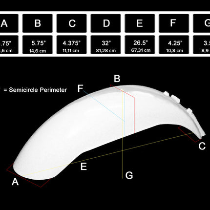 Garde-boue arrière PRESTON PETTY Vintage I.T. Muder orange foncé - MotoTT Vintage