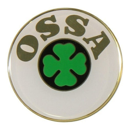 Logo adhésif recouvert de résine pour réservoir Ossa - MotoTT Vintage