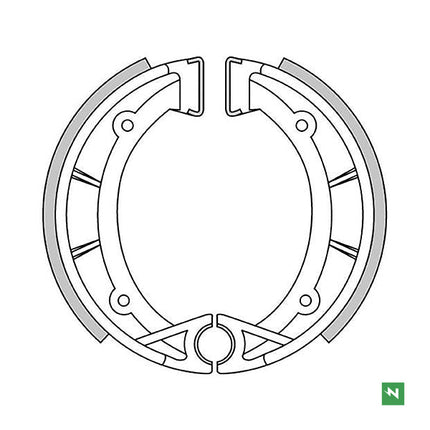 Mâchoires de frein Newfren pour moyeu Grimeca - MotoTT Vintage