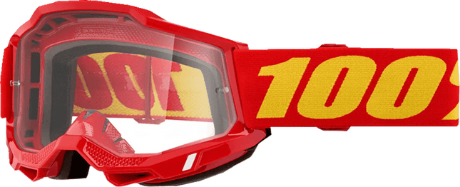 Masque 100% Accuri 2 Rouge - MotoTT Vintage
