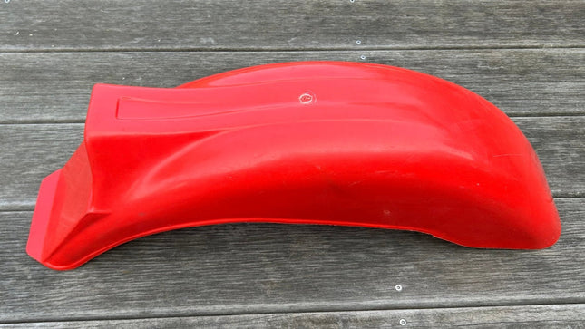 Occasion - Garde - boue arrière enduro rouge - orangé Stilmotor - MotoTT Vintage