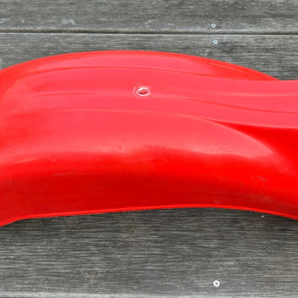 Occasion - Garde - boue arrière enduro rouge - orangé Stilmotor - MotoTT Vintage