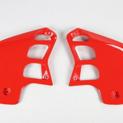 Ouies de radiateur Honda CR 125 - 250 1989 / 1990 Ufo rouge - MotoTT Vintage