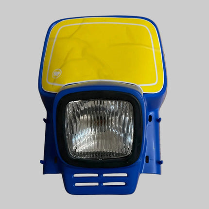 Plaque phare HP1 Bleu Type Acerbis Elba 1 - MotoTT Vintage