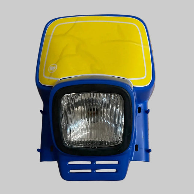 Plaque phare HP1 Bleu Type Acerbis Elba 1 - MotoTT Vintage
