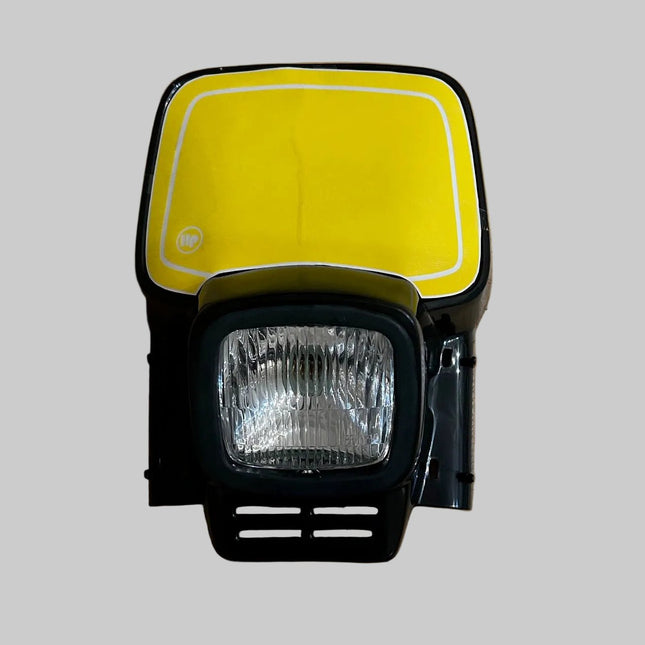 Plaque phare HP1 Noire Type Acerbis Elba 1 - MotoTT Vintage