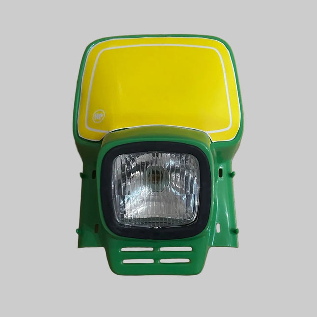 Plaque phare HP1 Vert Type Acerbis Elba 1 - MotoTT Vintage