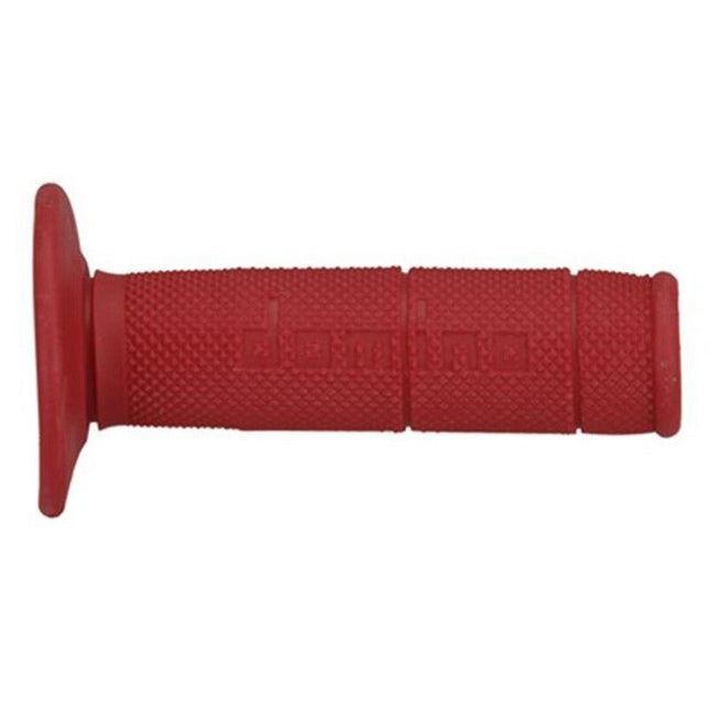 Poignées DOMINO Cross/Enduro rouge full grip - MotoTT Vintage