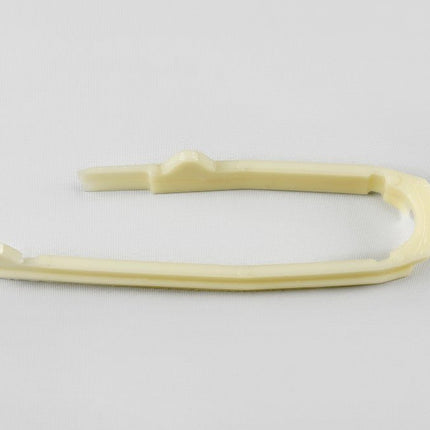 Protection / patin de bras oscillant universel blanc translucide - UFO - MotoTT Vintage