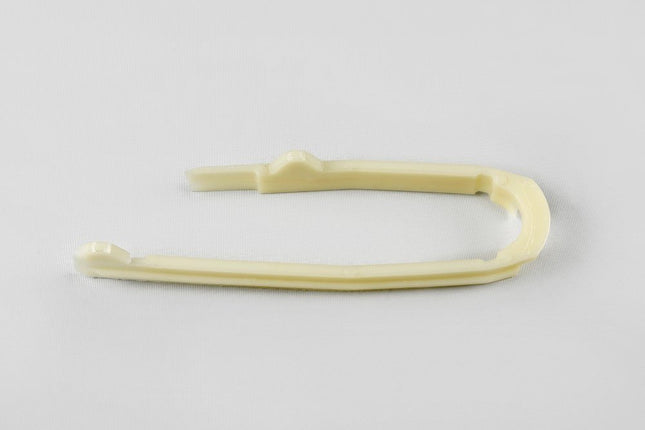 Protection / patin de bras oscillant universel blanc translucide - UFO - MotoTT Vintage