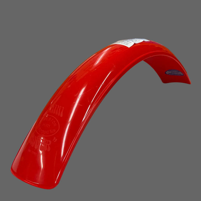 Garde-boue avant PRESTON PETTY Vintage modèle Mini-Muder sans plat de fixation - Rouge - MotoTT Vintage