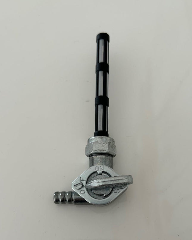 Robinet d'essence sortie droite en 16x1 mm sortie laterale gauche - MotoTT Vintage