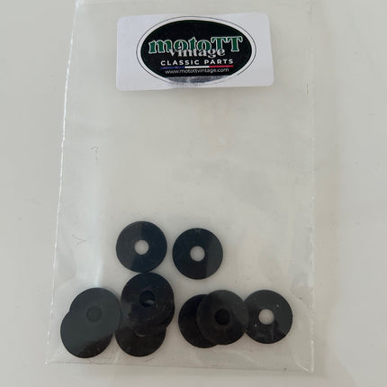 Rondelles caoutchouc de plaques latérales ou garde - boue universel - Diamètre 8 - MotoTT Vintage