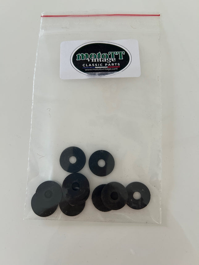 Rondelles caoutchouc de plaques latérales ou garde - boue universel - Diamètre 8 - MotoTT Vintage