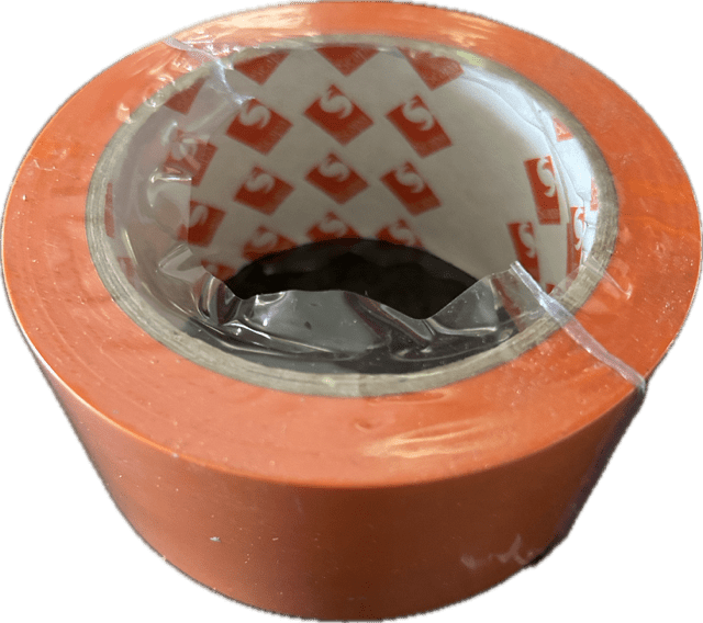 Rouleau Scotch de protection 50 mm x 25 mètres orange - MotoTT Vintage