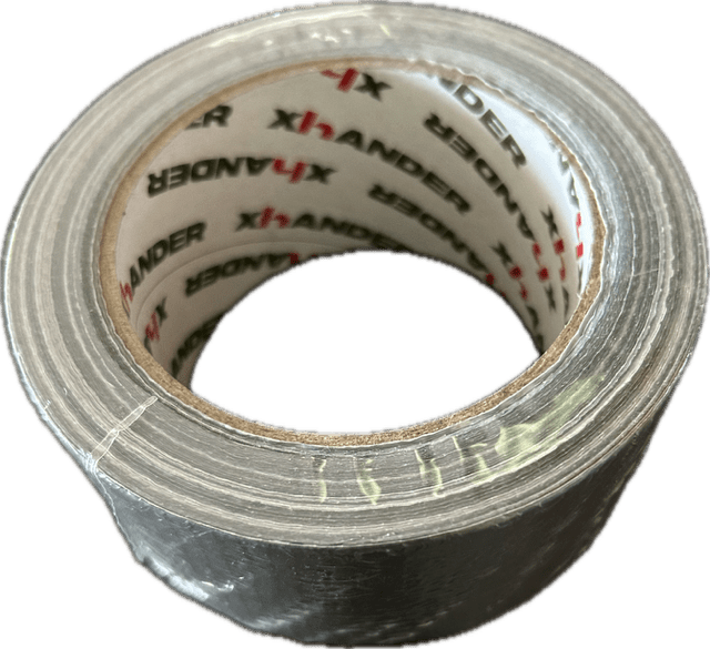 Rouleau Scotch tissé " Scotch Américain" 50 mm x 25 mètres gris - MotoTT Vintage