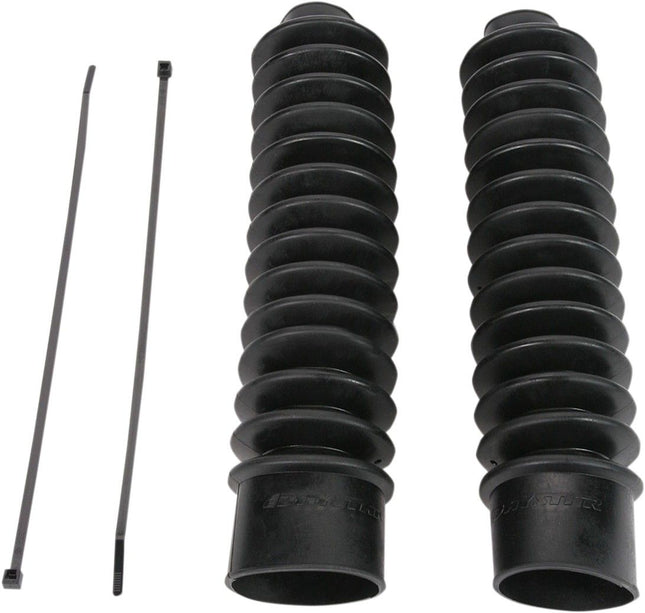 Soufflets de fourche pour tubes de fourche de Ø 38 mm - Noir - MotoTT Vintage
