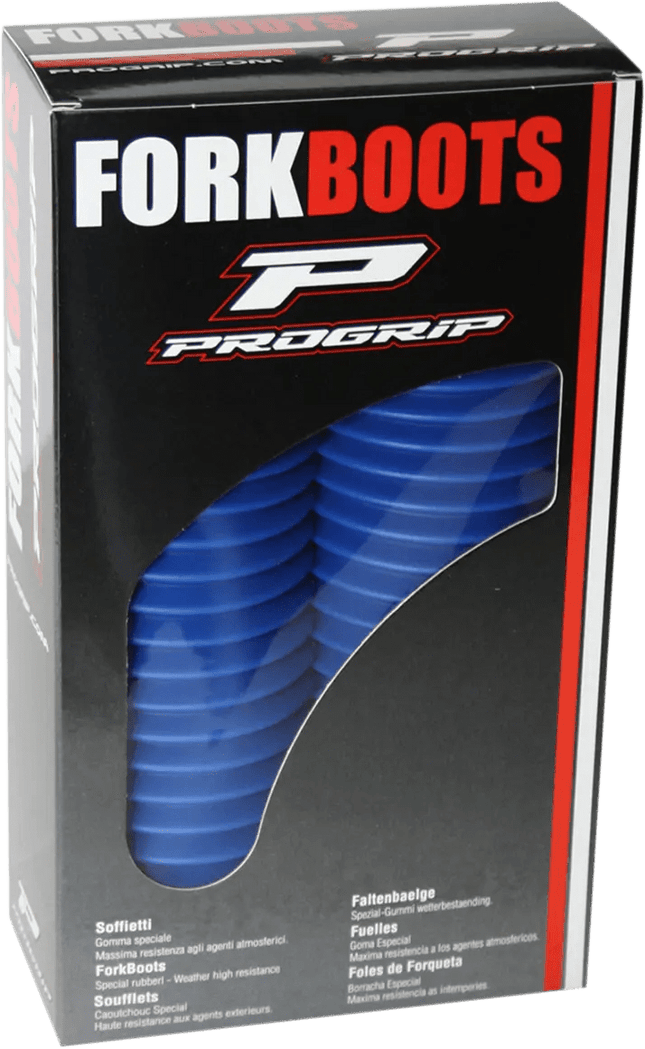 Soufflets de fourche - Pour tubes de fourche de Ø 40 - 45 mm - Bleu - MotoTT Vintage