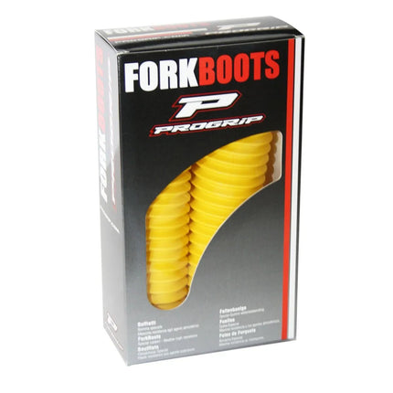 Soufflets de fourche - Pour tubes de fourche de Ø 40 - 45 mm - Jaune - MotoTT Vintage