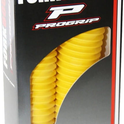 Soufflets de fourche - Pour tubes de fourche de Ø 42 - 45 mm - Jaune - MotoTT Vintage