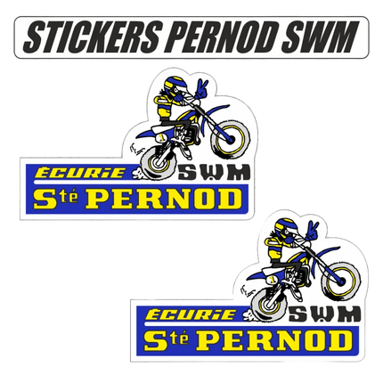 Stickers Pernod SWM - MotoTT Vintage